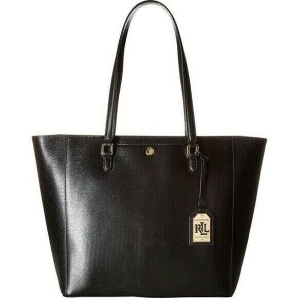 Lauren Ralph Lauren Handbags - Lauren Ralph Lauren Newbury Halee Tote, Black